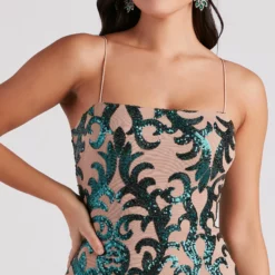 Windsor. Live It Up Sequin Mini Dress