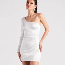 Windsor. Seriously Cute Satin Cutout Dress -Deals Skirt Store 05101 2380 1