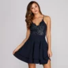Windsor. Graced In Lace Skater Dress -Deals Skirt Store 05101 8182 1