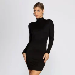 Windsor. Get On Knit Long Sleeve Dress