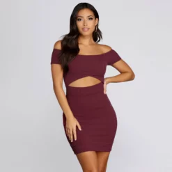 Windsor. Casual Cut Out Mini Dress