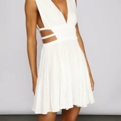 Windsor. Lovely In Linen Sleeveless Skater Dress -Deals Skirt Store 05102 0241 3 12d60303 2ac6 48e9 accd aa3c8706930b