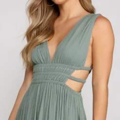 Windsor. Lovely In Linen Sleeveless Skater Dress -Deals Skirt Store 05102 0242 4