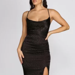 Windsor. Feline This Leopard Midi Dress -Deals Skirt Store 05102 0401 3