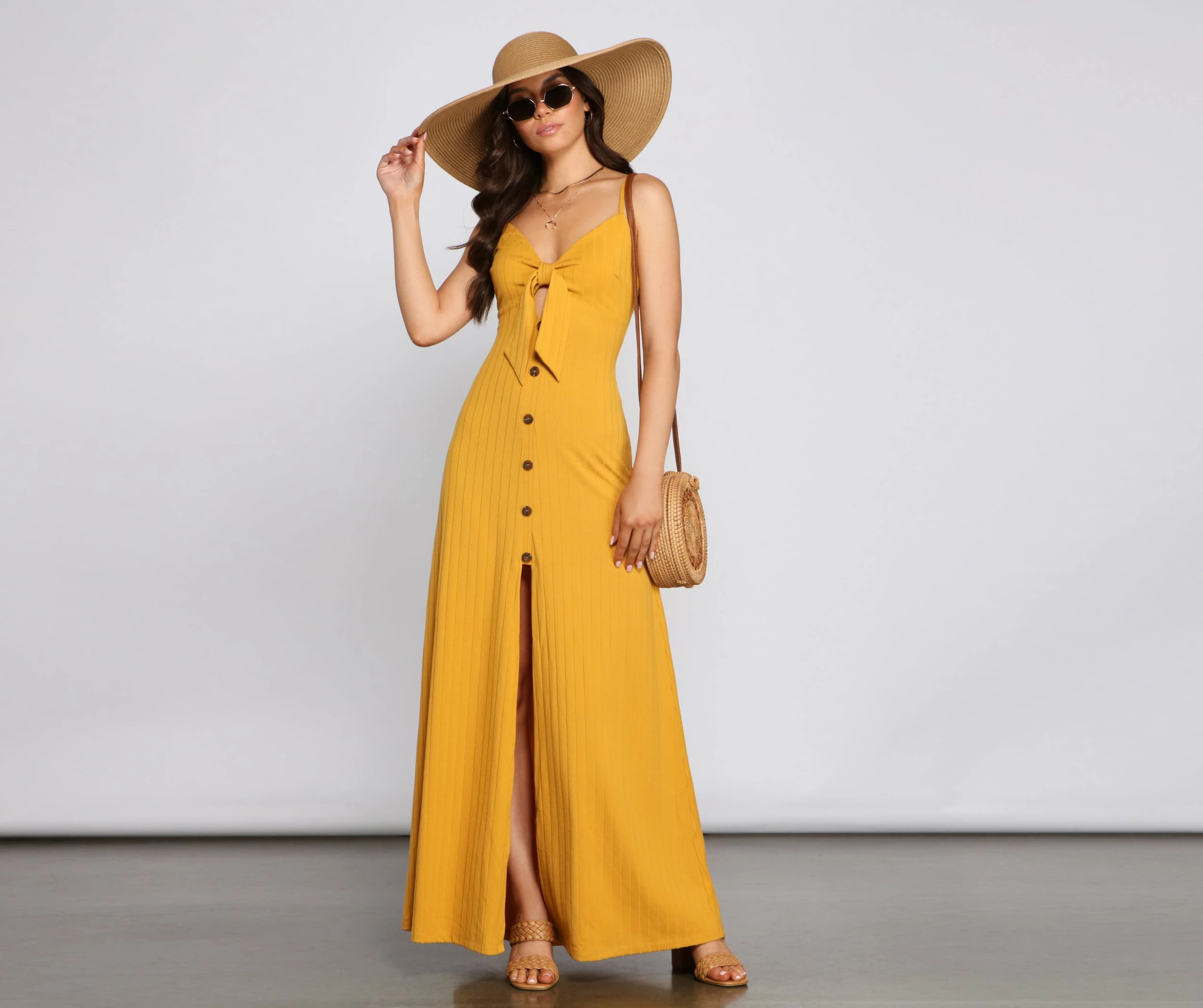 Windsor. Casual Glam Ribbed Knit Maxi Dress 5 Windsor. Casual Glam Ribbed Knit Maxi Dress - Image 3