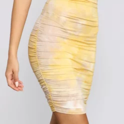 Windsor. Color Me In Glam Tie Dye Mini Dress -Deals Skirt Store 05102 4077 4