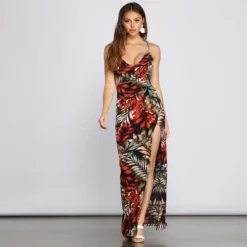 Windsor. Off To The Tropics Maxi Dress