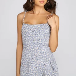 Windsor. All My Love Ditsy Floral Mini Dress -Deals Skirt Store 05102 4146 4