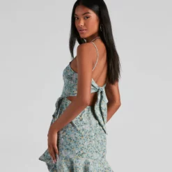 Windsor. All My Love Ditsy Floral Mini Dress -Deals Skirt Store 05102 4147 2