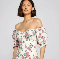 Windsor. Floral Frenzy Off The Shoulder Skater Dress -Deals Skirt Store 05102 4178 3 566f85ca 2e50 4611 88b2 386bf66798b1