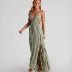 Windsor. Ready Set Vacay Gauze Maxi Dress -Deals Skirt Store 05102 4497 3