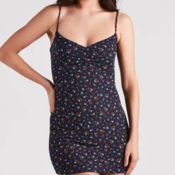 Windsor. Flirty Floral Vibes Ruched Mini Dress -Deals Skirt Store 05102 4760 4 cb00a56e 290d 4825 9e1e 6545a43616d0