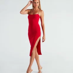 Windsor. Chain My Mind Side Slit Midi Dress -Deals Skirt Store 05102 4800 3 072236e0 f615 4243 9075 1b2c82672b9b