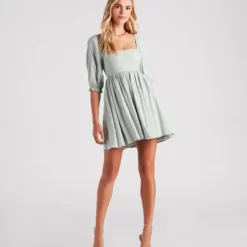 Windsor. Give Me Butterflies Square Neck Skater Dress 12 Windsor. Give Me Butterflies Square Neck Skater Dress -Deals Skirt Store 05102 5009 3