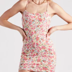 Windsor. Always Picked First Floral Lace-Up Dress 9 Windsor. Always Picked First Floral Lace-Up Dress -Deals Skirt Store 05102 5020 4