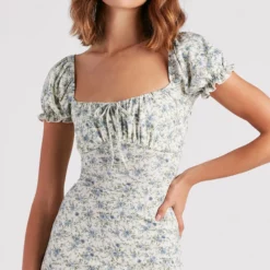 Windsor. Feelin' Fresh Ditsy Floral Mini Dress -Deals Skirt Store 05102 5038 4