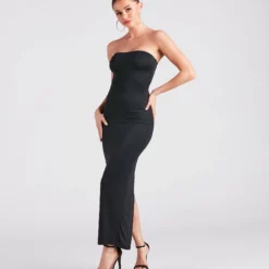 Windsor. Casually Chic Smooth Knit Fitted Maxi Dress -Deals Skirt Store 05102 5175 3