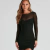 Windsor. No Going Back Mesh Mini Dress 1 Windsor. No Going Back Mesh Mini Dress -Deals Skirt Store 05103 0189 1