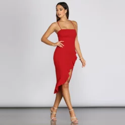 Windsor. Ruffled In Love Sleeveless Dress -Deals Skirt Store 05103 0359 2