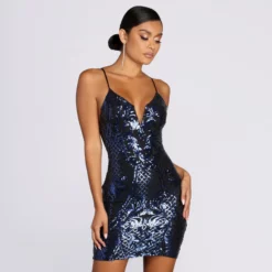 Windsor. Sequin Seduction Mini Dress