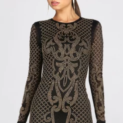 Windsor. Moment Like This Heat Stone Mini Dress -Deals Skirt Store 05103 0443 3