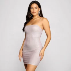 Windsor. Issa Celebration Glitter Mini Dress