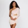 Windsor. Sequin One Shoulder Mini Dress 2 Windsor. Sequin One Shoulder Mini Dress -Deals Skirt Store 05103 0575 1