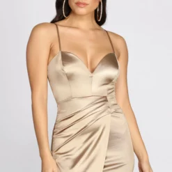 Windsor. Stun In Satin Mini Dress 17 Windsor. Stun In Satin Mini Dress -Deals Skirt Store 05103 0583 4