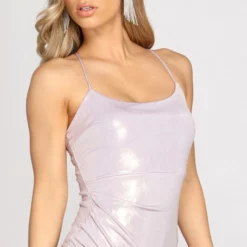Windsor. Metallic Moment Mini Dress -Deals Skirt Store 05103 0721 3