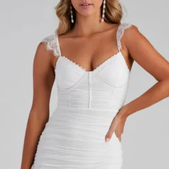 Windsor. Take It Up A Notch Ruched Mini Dress -Deals Skirt Store 05103 0814 4 327b4fa3 f5b9 4cd1 935d ad57c310d515