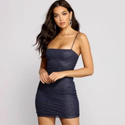 Windsor. Gorgeous In Glitter Mini Dress -Deals Skirt Store 05103 1086 1