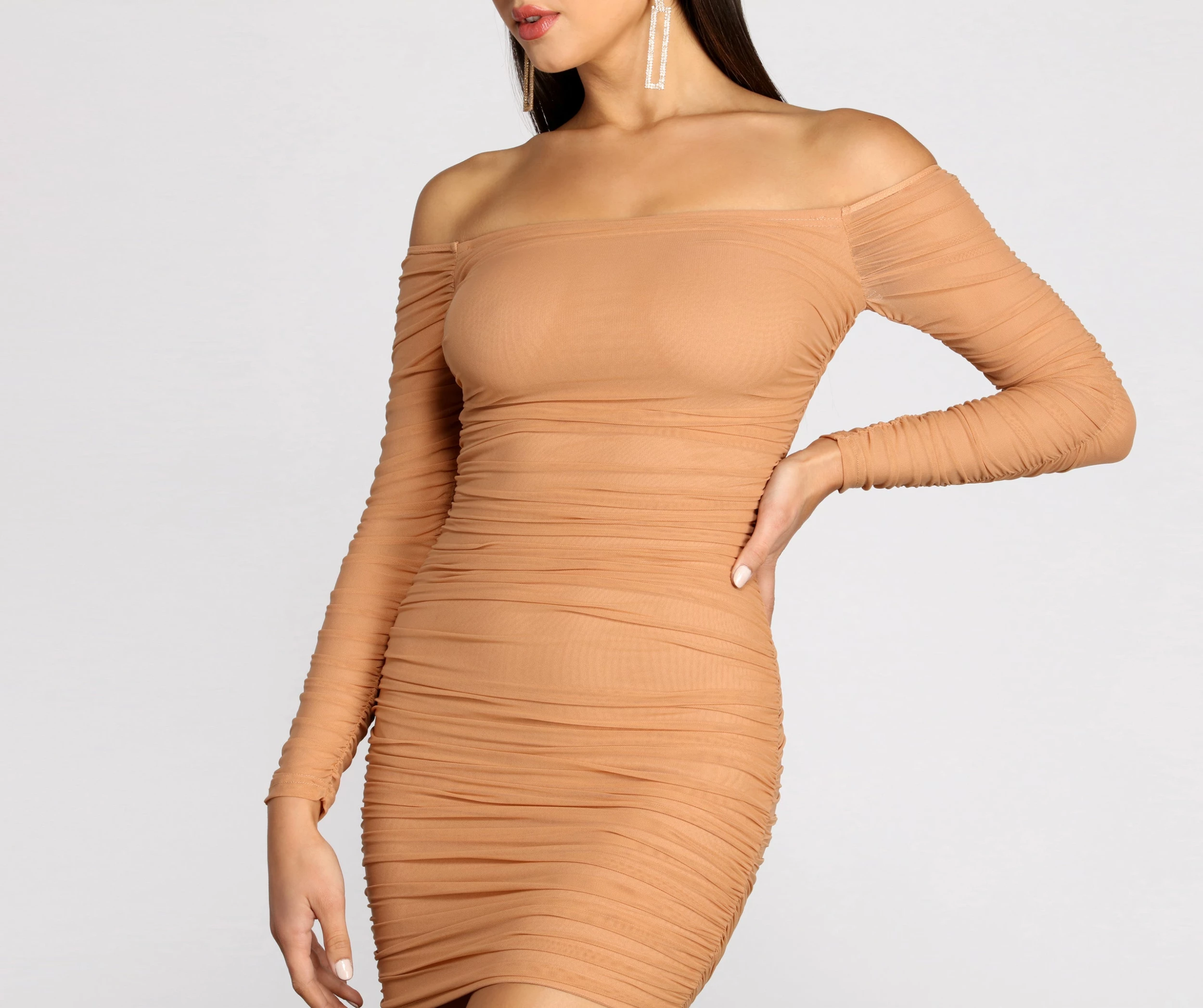 Windsor. Miss Me In Mesh Mini Dress 11 Windsor. Miss Me In Mesh Mini Dress - Image 9