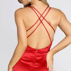 Windsor. Hot Commodity Satin Mini Dress -Deals Skirt Store 05103 3490 4