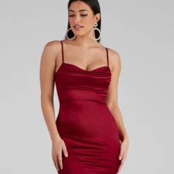 Windsor. Sleek Vibes Satin Mini Dress -Deals Skirt Store 05103 3863 1 cfd700b1 8ead 42e4 a1dd 79bf889e7aa6