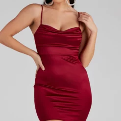 Windsor. Sleek Vibes Satin Mini Dress -Deals Skirt Store 05103 3863 4 174a20f4 278b 4d88 ae2f 7a4faa9ded2e