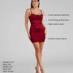 Windsor. Sleek Vibes Satin Mini Dress -Deals Skirt Store 05103 3863 9 be2d50e8 c610 4001 85e1 ed1de3f08fc6