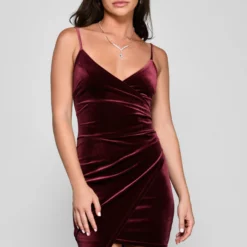 Windsor. Velvet Dreams Asymmetrical Mini Dress -Deals Skirt Store 05103 3953 4