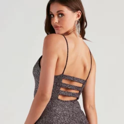 Windsor. Shine On Glitter Mini Dress -Deals Skirt Store 05103 4124 4