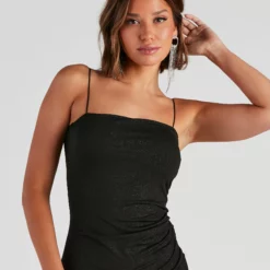 Windsor. Stylish Sparkle Glitter Knit Mini Dress -Deals Skirt Store 05103 4182 4