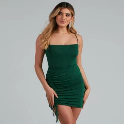 Windsor. Steal The Show Ruched Mini Dress -Deals Skirt Store 05103 4224 1