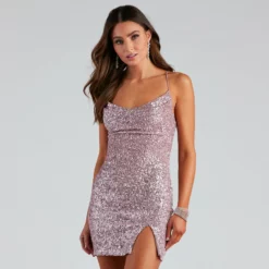 Windsor. Glitzy Babe Sequin Mini Dress -Deals Skirt Store 05103 4276 1
