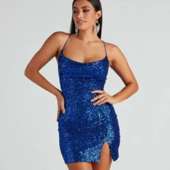 Windsor. Glitzy Babe Sequin Mini Dress -Deals Skirt Store 05103 4548 1