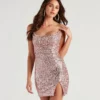 Windsor. Glitzy Babe Sequin Mini Dress