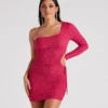 Windsor. Cut Out For Glitter Mini Dress -Deals Skirt Store 05103 4659 1