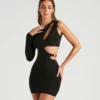 Windsor. Chase Desire One Shoulder Mini Dress -Deals Skirt Store 05103 4678 1