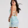 Windsor. Glam Up Your Look Sequin Mini Dress -Deals Skirt Store 05103 4760 1