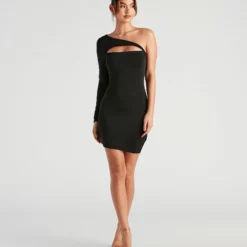 Windsor. Make The Cut One-Shoulder Mini Dress -Deals Skirt Store 05103 4767 3
