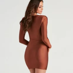 Windsor. Twist It Right Cutout Mini Dress -Deals Skirt Store 05103 4792 2