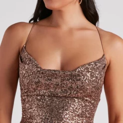 Windsor. Glitzy Babe Sequin Mini Dress -Deals Skirt Store 05103 4890 4