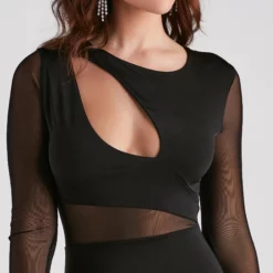 Windsor. All Eyes On Me Mesh Cutout Dress 9 Windsor. All Eyes On Me Mesh Cutout Dress -Deals Skirt Store 05103 4927 4